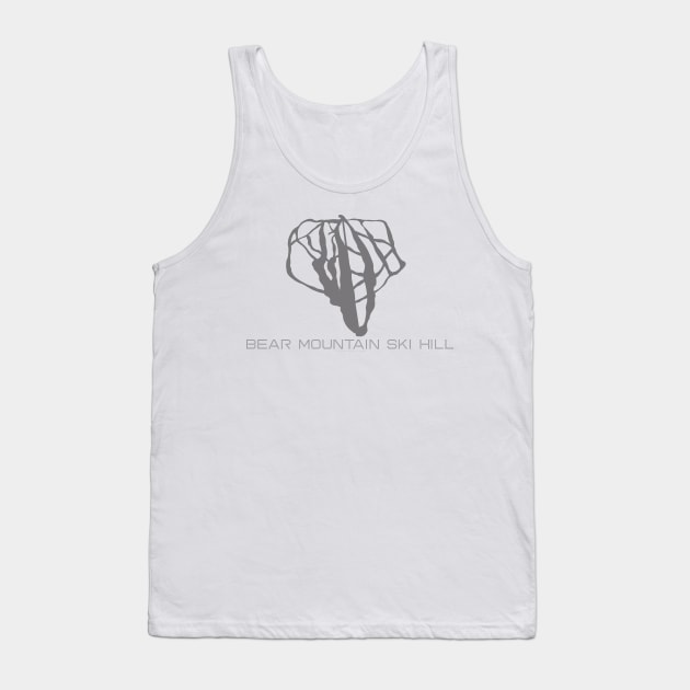 Bear Mountain Ski Hill Resort 3D Tank Top by Mapsynergy